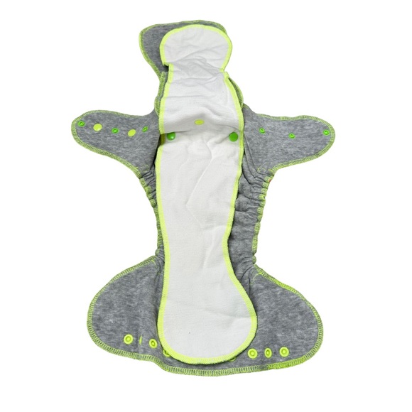 Twinkie Tush Cloth Diaper Fabric Diaper Baby Adjustable Pink Gray - Picture 7 of 9